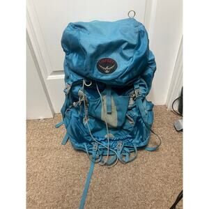Osprey Aura 65 Backpack Women's Medium Blue Cordura Outdoor Hike